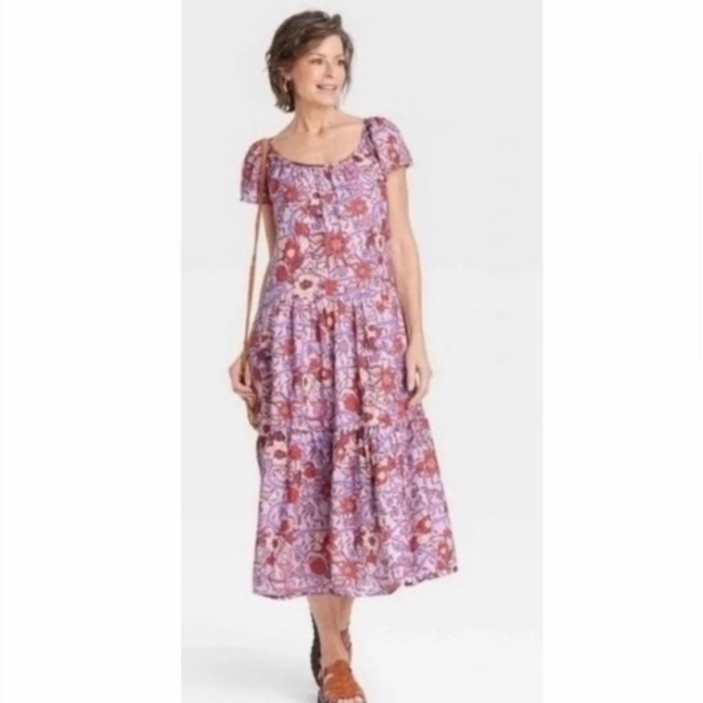 Knox rose NWT Boho floral maxi dress
